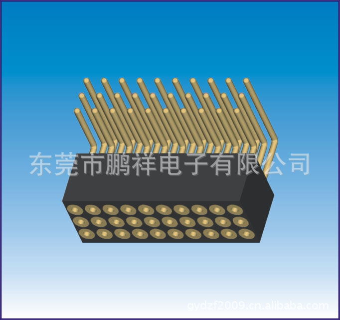 1.27mm圓孔雙排母座系列