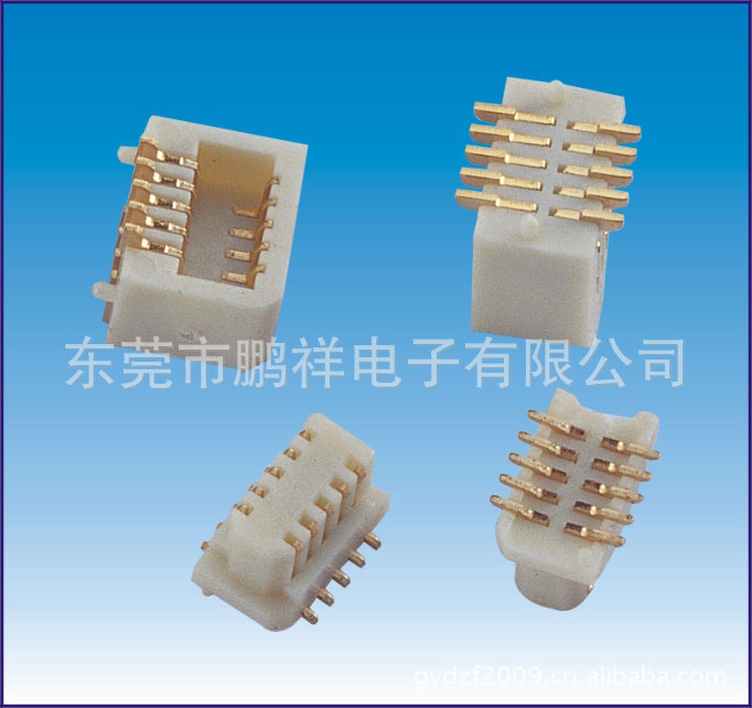 800系列，0.8mm間距側(cè)插板對(duì)板連接