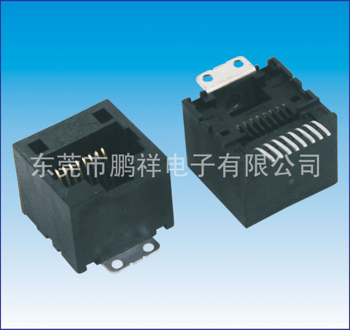 RJ45系列，180度貼片式 8P8C