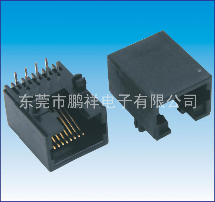 RJ45系列，8P8C 90度全塑