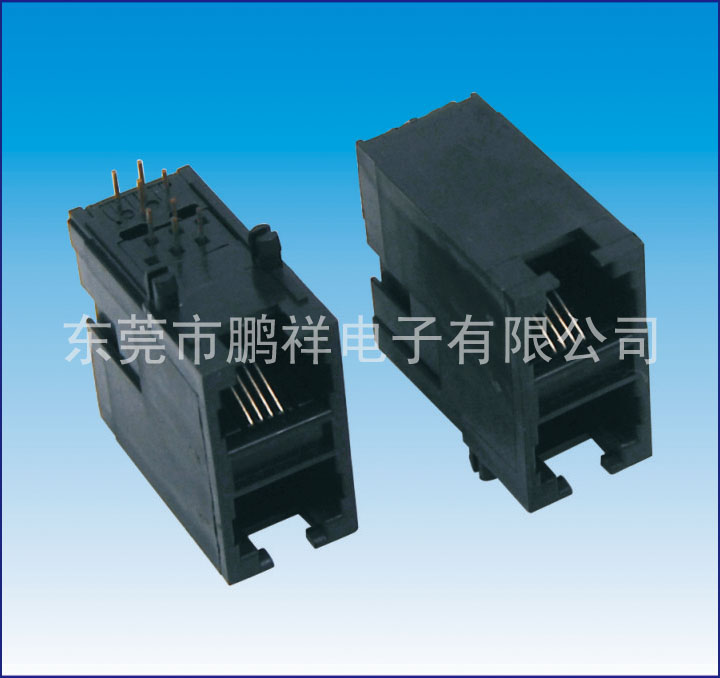 RJ11系列，2x1 雙層 RJ11