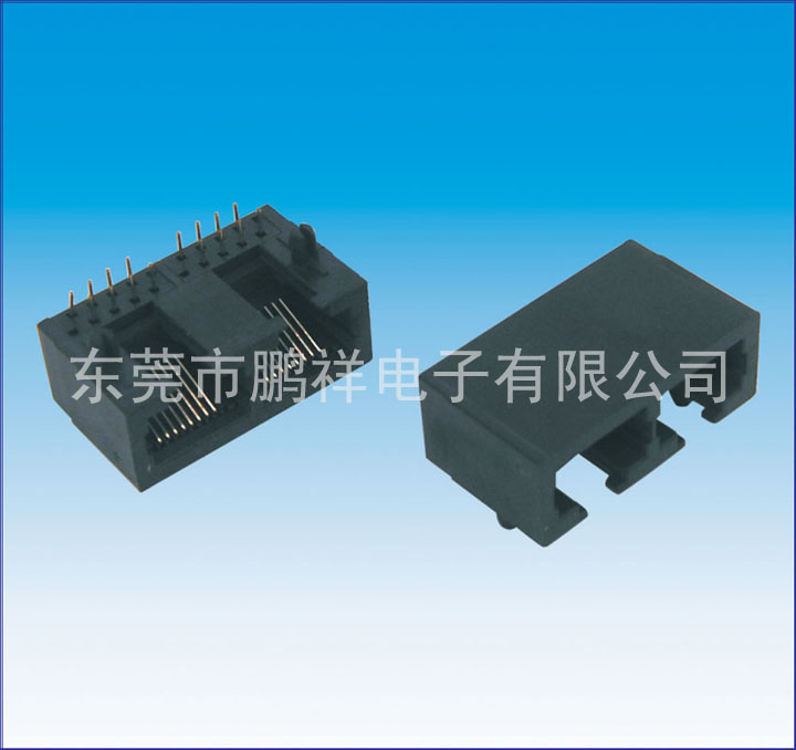 RJ45系列，1X2 雙口RJ45